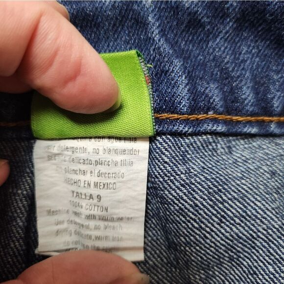 Senor Frog's Jean Shorts Blue Denim Shorts SZ 9 - Picture 7 of 10